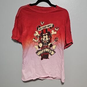 Disney Kids Halloween Red and Pink Tee